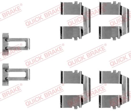 Set accesorii placute frana QUICK BRAKE 109-1233