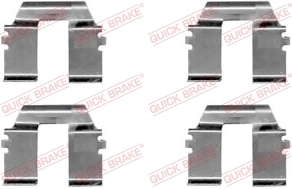 Set accesorii placute frana QUICK BRAKE 109-1232
