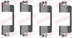 Set accesorii placute frana QUICK BRAKE 109-1234