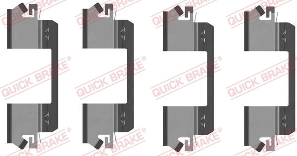 SET ACCESORII PLACUTE FRANA QUICK BRAKE 109-1234 - Compatibil cu MERCEDES-BENZ