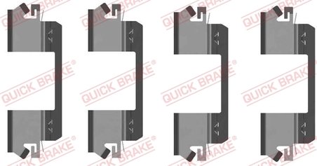 SET ACCESORII PLACUTE FRANA QUICK BRAKE 109-1234 - Compatibil cu MERCEDES-BENZ