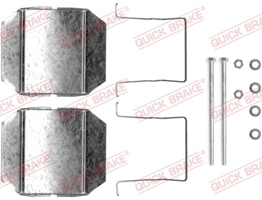 Set accesorii placute frana QUICK BRAKE 109-1237