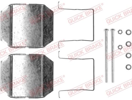 Set accesorii placute frana QUICK BRAKE 109-1237