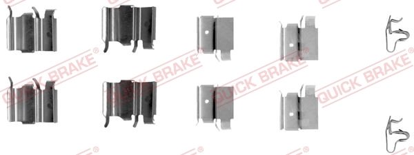 Set accesorii placute frana QUICK BRAKE 109-1240