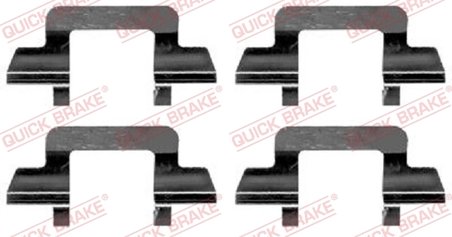 Set accesorii placute frana QUICK BRAKE 109-1243