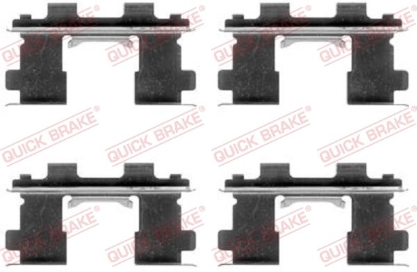 Set accesorii placute frana QUICK BRAKE 109-1253