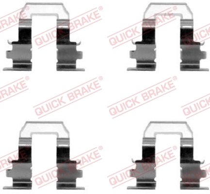 Set accesorii placute frana QUICK BRAKE 109-1255