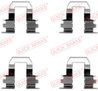 Set accesorii placute frana QUICK BRAKE 109-1255