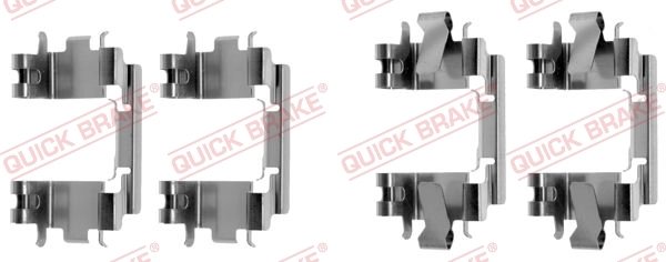 Set accesorii placute frana QUICK BRAKE 109-1257