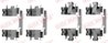 Set accesorii placute frana QUICK BRAKE 109-1257