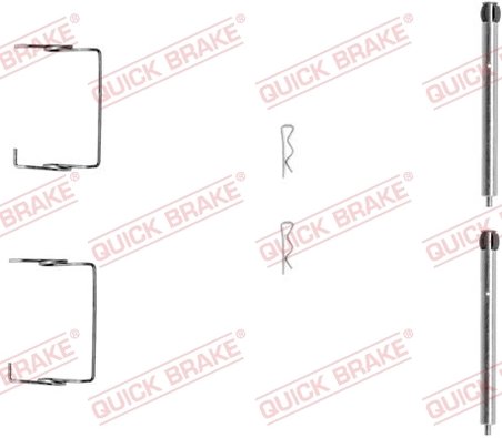 Set accesorii placute frana QUICK BRAKE 109-1267