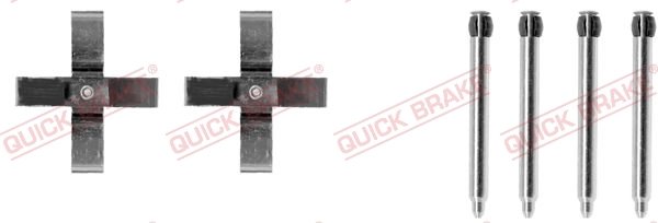 Set accesorii placute frana QUICK BRAKE 109-1266
