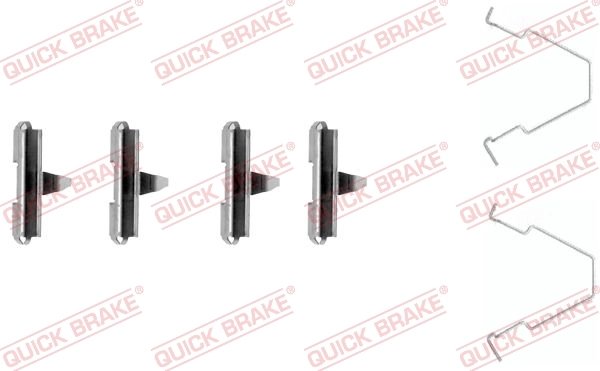 Set accesorii placute frana QUICK BRAKE 109-1270