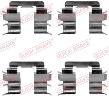 Set accesorii placute frana QUICK BRAKE 109-1272