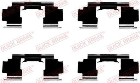 Set accesorii placute frana QUICK BRAKE 109-1276