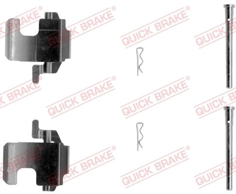 SET ACCESORII PLACUTE FRANA QUICK BRAKE 109-1273 - Compatibil cu FIAT, FORD, LANCIA