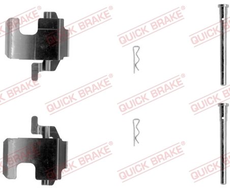 SET ACCESORII PLACUTE FRANA QUICK BRAKE 109-1273 - Compatibil cu FIAT, FORD, LANCIA