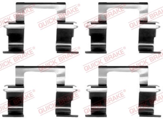 Set accesorii placute frana QUICK BRAKE 109-1274
