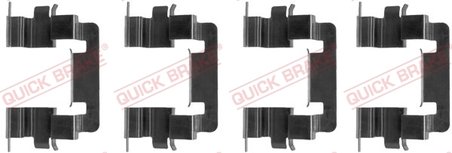 Set accesorii placute frana QUICK BRAKE 109-1278