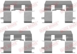 SET ACCESORII PLACUTE FRANA QUICK BRAKE 109-1281 - Compatibil cu HONDA