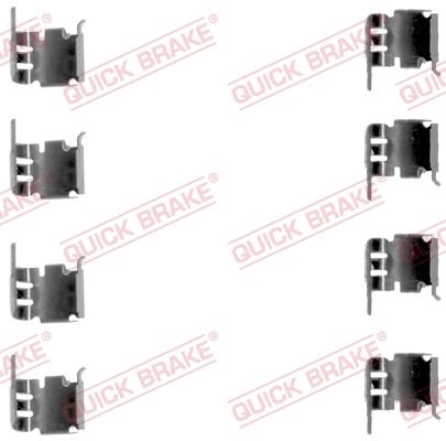 SET ACCESORII PLACUTE FRANA QUICK BRAKE 109-1286 - Compatibil cu SUZUKI