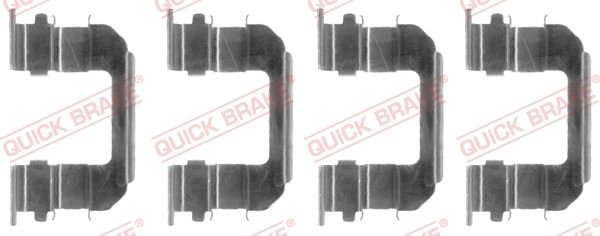 Set accesorii placute frana QUICK BRAKE 109-1287