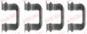 Set accesorii placute frana QUICK BRAKE 109-1287