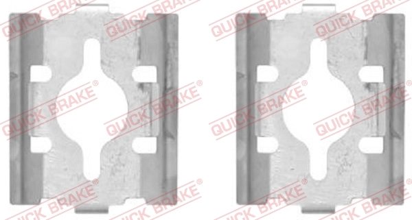 Set accesorii placute frana QUICK BRAKE 109-1600
