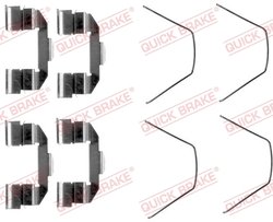 Set accesorii placute frana QUICK BRAKE 109-1607