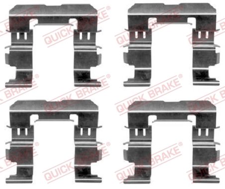 SET ACCESORII PLACUTE FRANA QUICK BRAKE 109-1612 - Compatibil cu NISSAN, SUZUKI