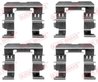 SET ACCESORII PLACUTE FRANA QUICK BRAKE 109-1612 - Compatibil cu NISSAN, SUZUKI