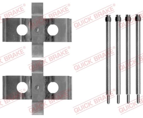 Set accesorii placute frana QUICK BRAKE 109-1611