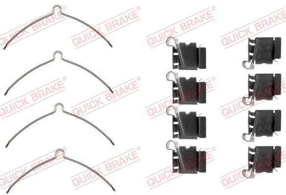Set accesorii placute frana QUICK BRAKE 109-1622