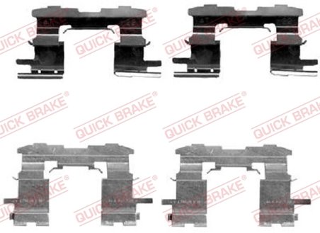 Set accesorii placute frana QUICK BRAKE 109-1631