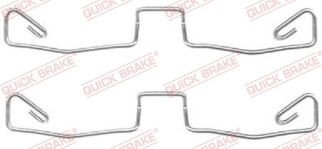 Set accesorii placute frana QUICK BRAKE 109-1633