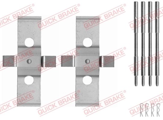 Set accesorii placute frana QUICK BRAKE 109-1637
