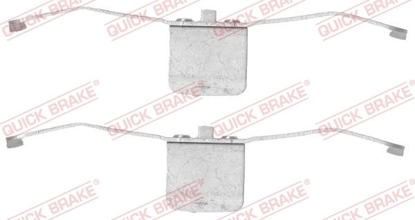 Set accesorii placute frana QUICK BRAKE 109-1639