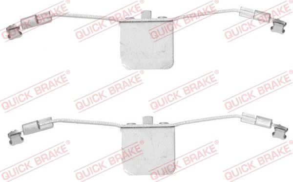 Set accesorii placute frana QUICK BRAKE 109-1641