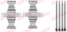 Set accesorii placute frana QUICK BRAKE 109-1643