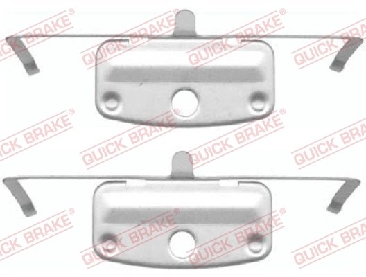 SET ACCESORII PLACUTE FRANA QUICK BRAKE 109-1644 - Compatibil cu BMW