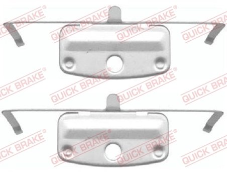 SET ACCESORII PLACUTE FRANA QUICK BRAKE 109-1644 - Compatibil cu BMW