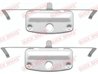 SET ACCESORII PLACUTE FRANA QUICK BRAKE 109-1644 - Compatibil cu BMW