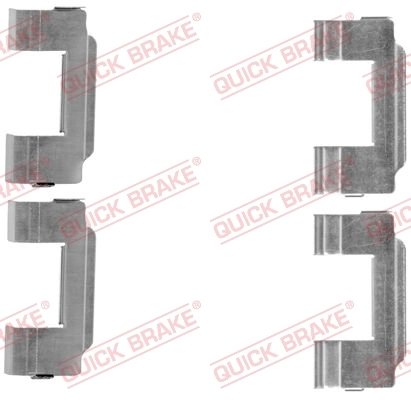 SET ACCESORII PLACUTE FRANA QUICK BRAKE 109-1646 - Compatibil cu FORD USA, JAGUAR