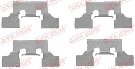 Set accesorii placute frana QUICK BRAKE 109-1647