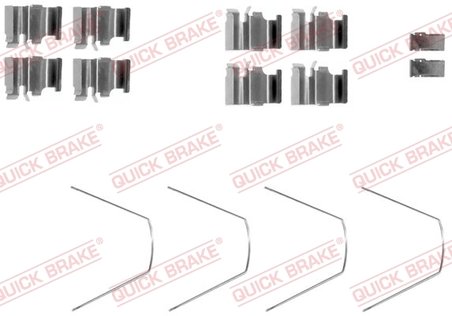 Set accesorii placute frana QUICK BRAKE 109-1651