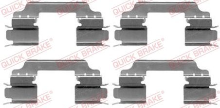 Set accesorii placute frana QUICK BRAKE 109-1649