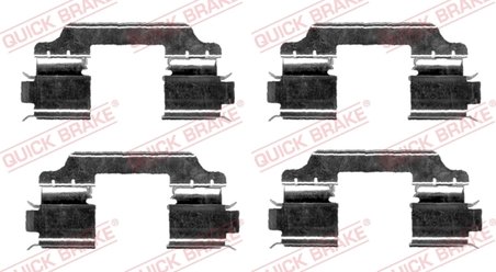 Set accesorii placute frana QUICK BRAKE 109-1654