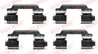 Set accesorii placute frana QUICK BRAKE 109-1654