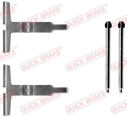 Set accesorii placute frana QUICK BRAKE 109-1661