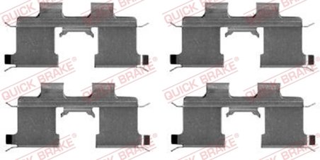 Set accesorii placute frana QUICK BRAKE 109-1667